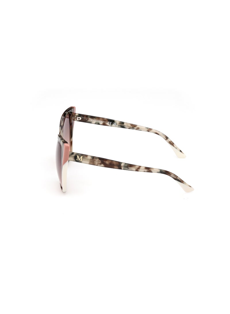 Women's UV Protection Butterfly Shape Acetate Sunglasses GM083195F58 - Lens Size: 58 Mm - Light Green