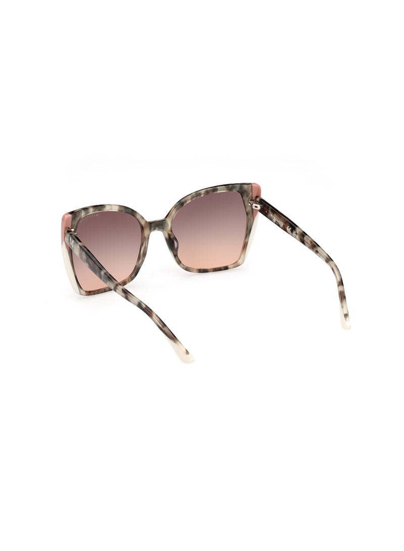 Women's UV Protection Butterfly Shape Acetate Sunglasses GM083195F58 - Lens Size: 58 Mm - Light Green