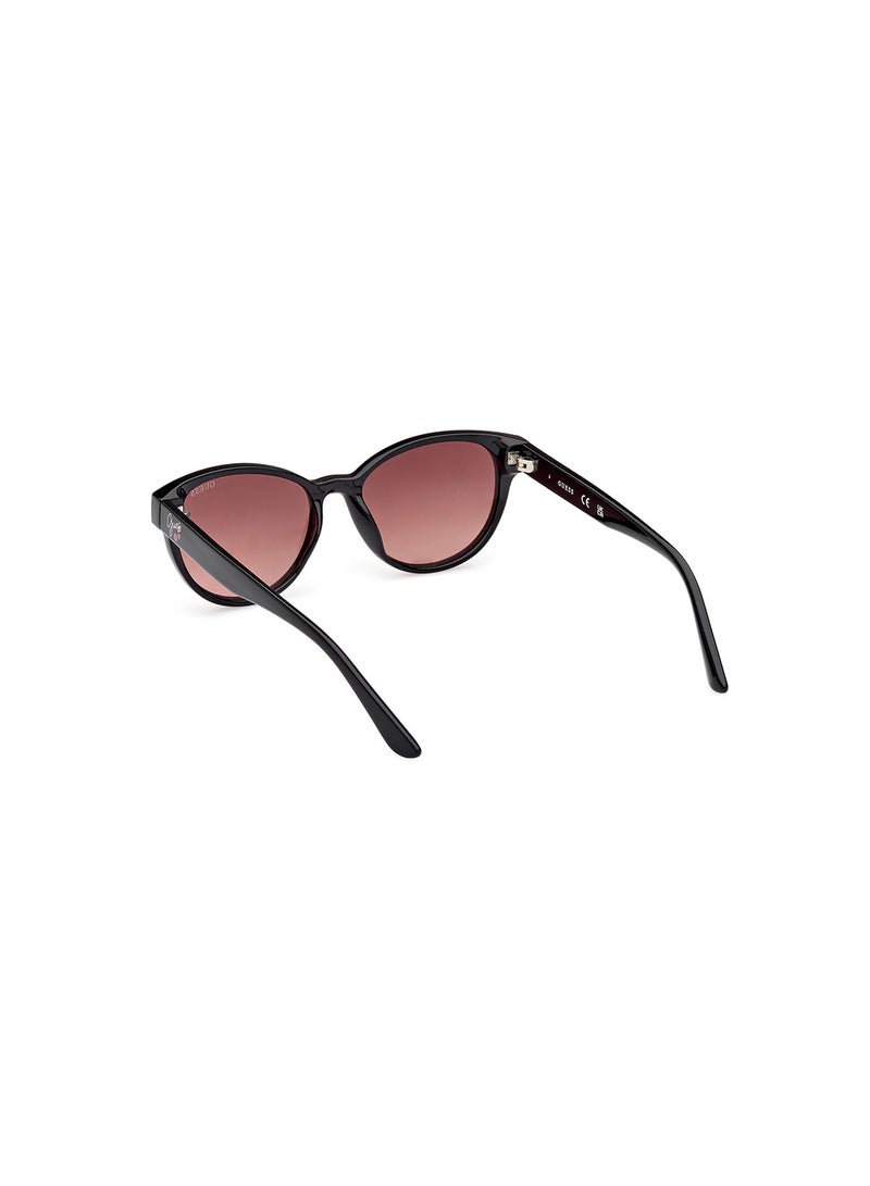 Girls UV Protection Cat Eye Shape Sunglasses - GU0012801F49 - Lens Size: 49 Mm - Shiny Black