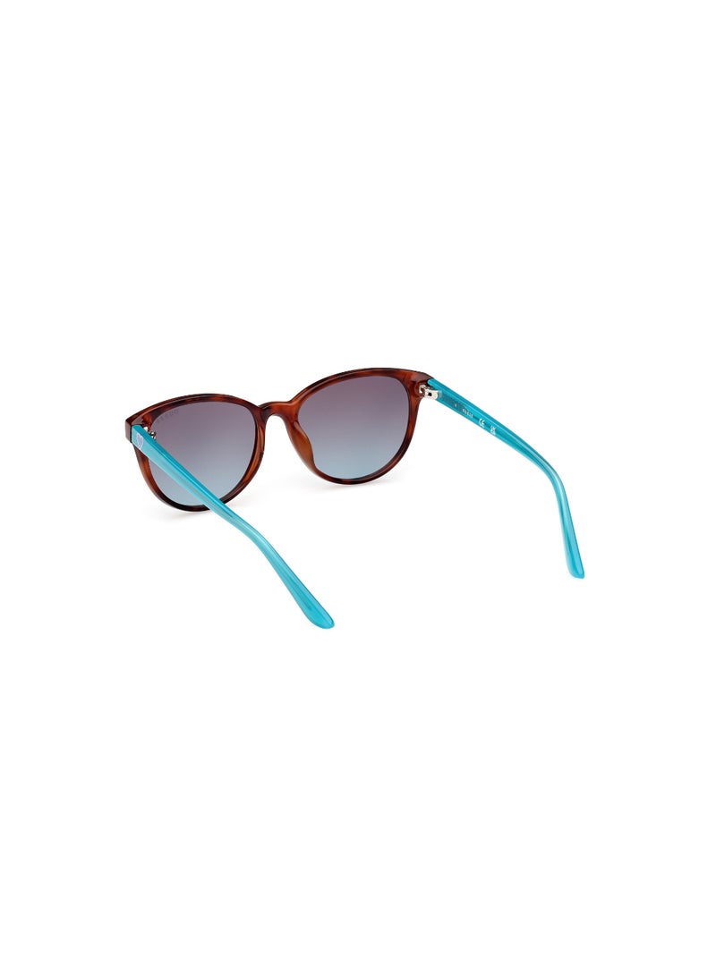 Girls UV Protection Cat Eye Shape Plastic Sunglasses GU0012653W49 - Lens Size: 49 Mm - Blonde Havana