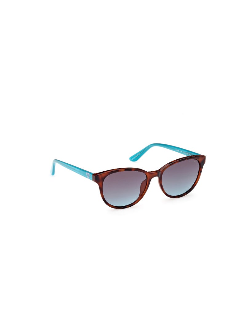 Girls UV Protection Cat Eye Shape Plastic Sunglasses GU0012653W49 - Lens Size: 49 Mm - Blonde Havana