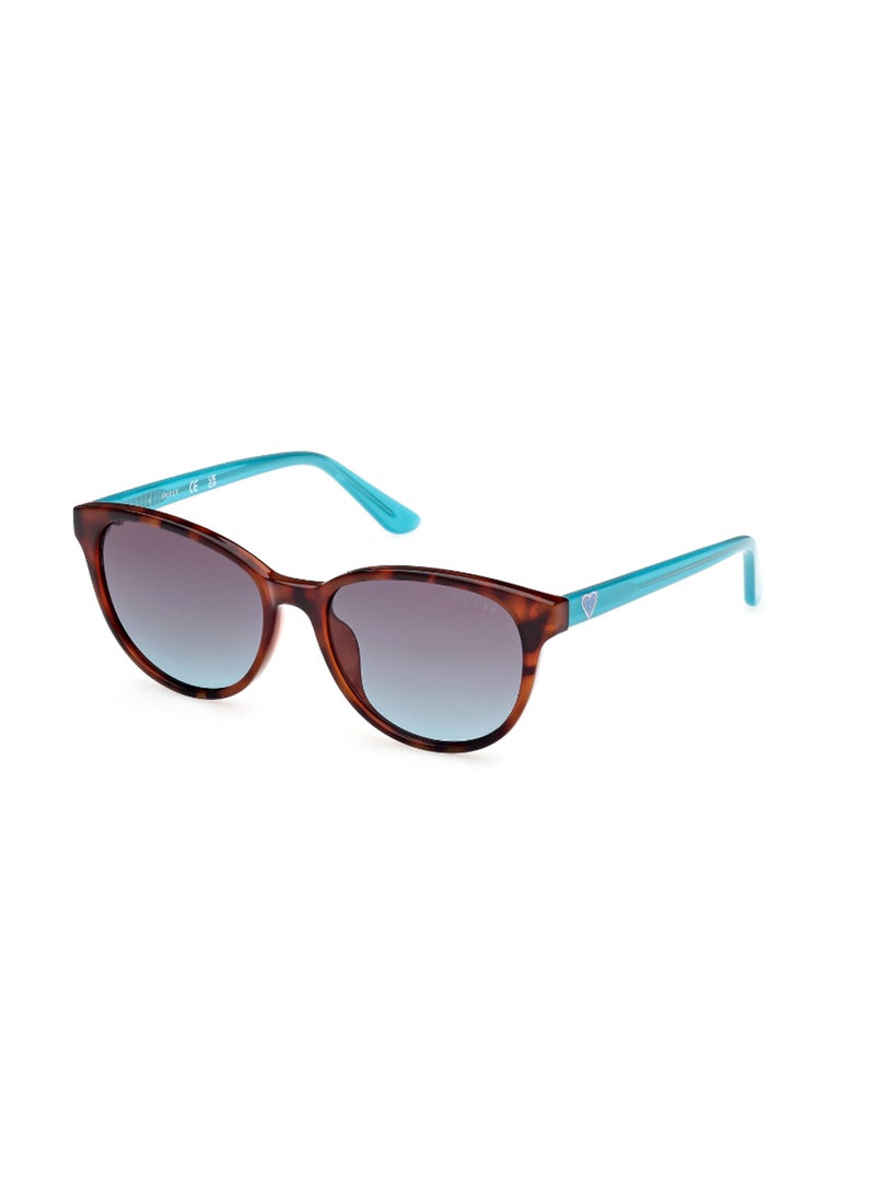 Girls UV Protection Cat Eye Shape Plastic Sunglasses GU0012653W49 - Lens Size: 49 Mm - Blonde Havana