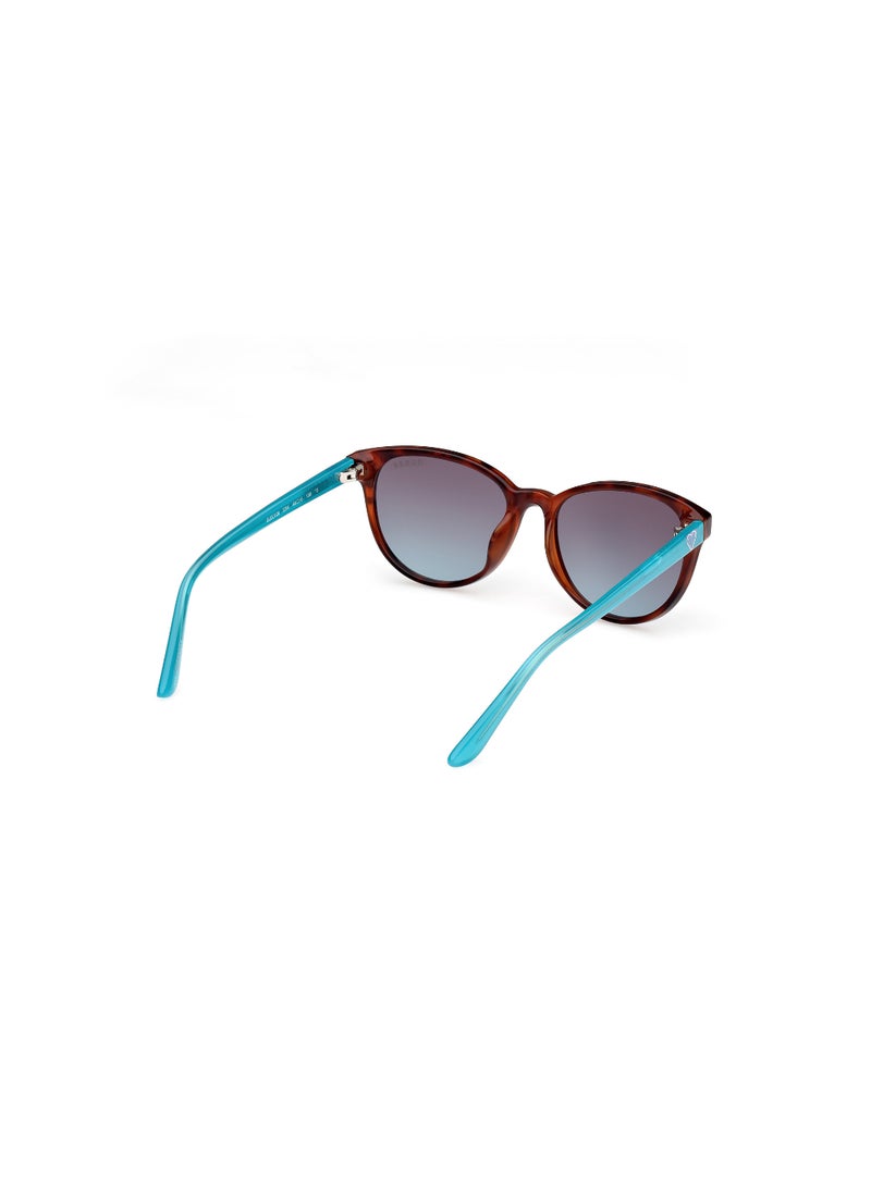 Girls UV Protection Cat Eye Shape Plastic Sunglasses GU0012653W49 - Lens Size: 49 Mm - Blonde Havana