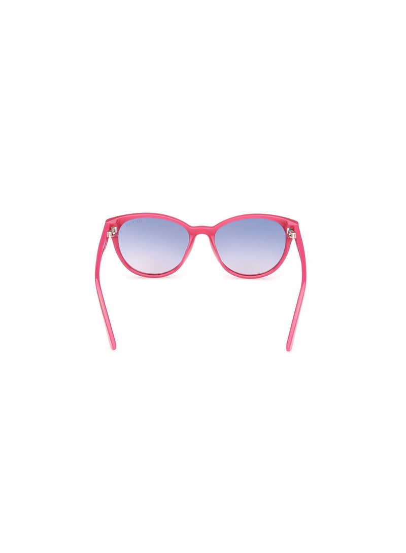 Girls UV Protection Cat Eye Shape Sunglasses - GU0012872Z49 - Lens Size: 49 Mm - Shiny Dark Pink