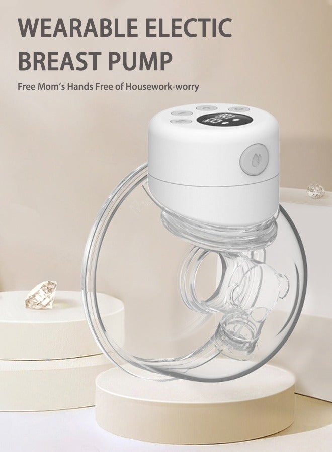 S12 Bilateral Wearable Breast Pump Wireless Breast Pumps Hands Free Milk Extractor Low Noise Memory Function Portable Electric Breastfeeding Pump