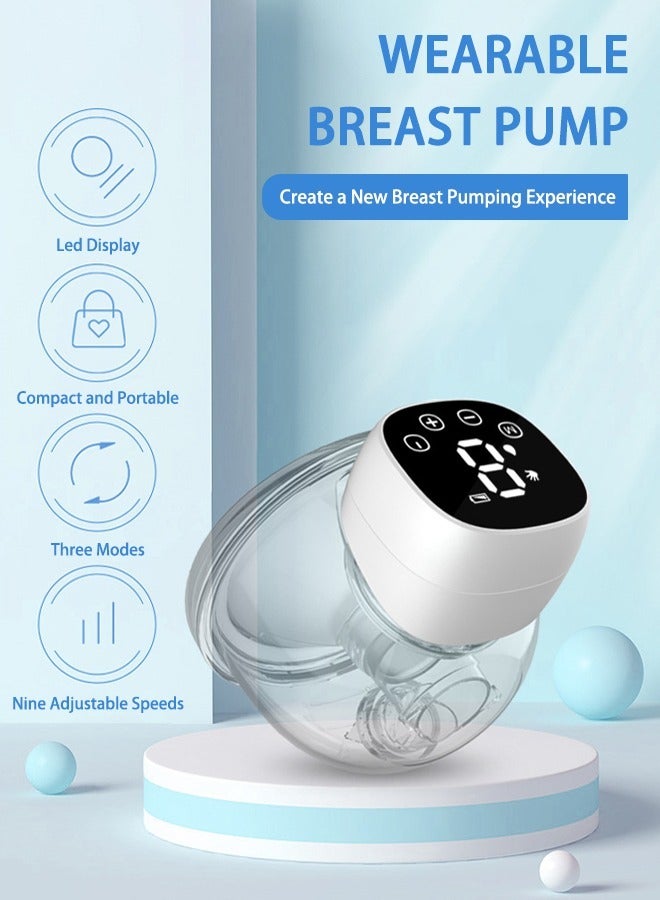 Wearable Breast Pump, Electric Breast Pump, Hands Free & Low Noise Portable Breast Pump