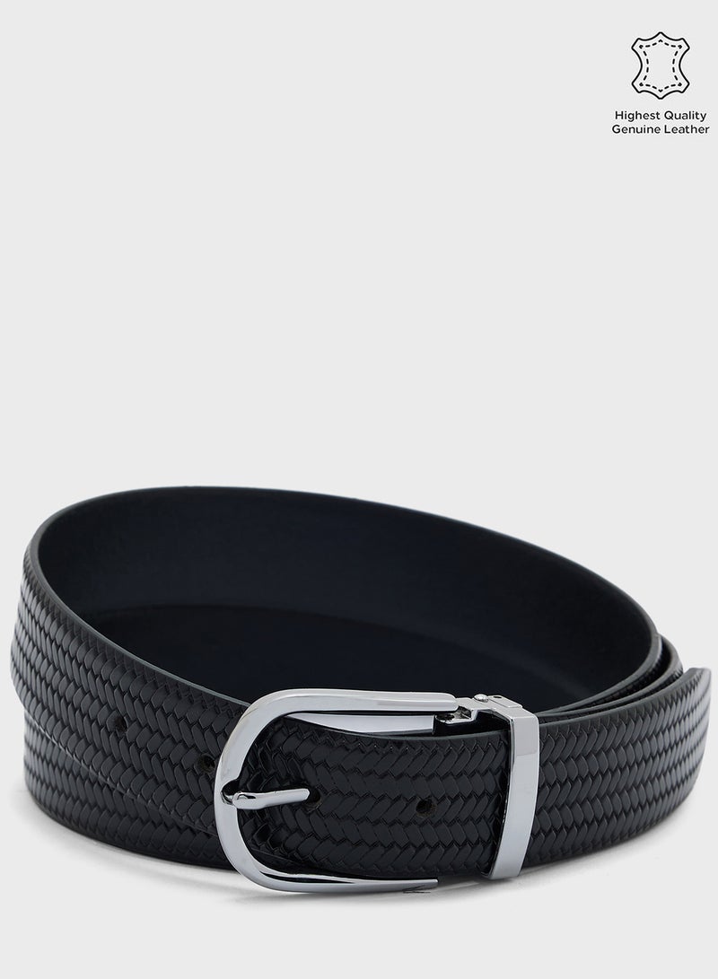 Genuine Leather 35Mm Resizable Formal Belt