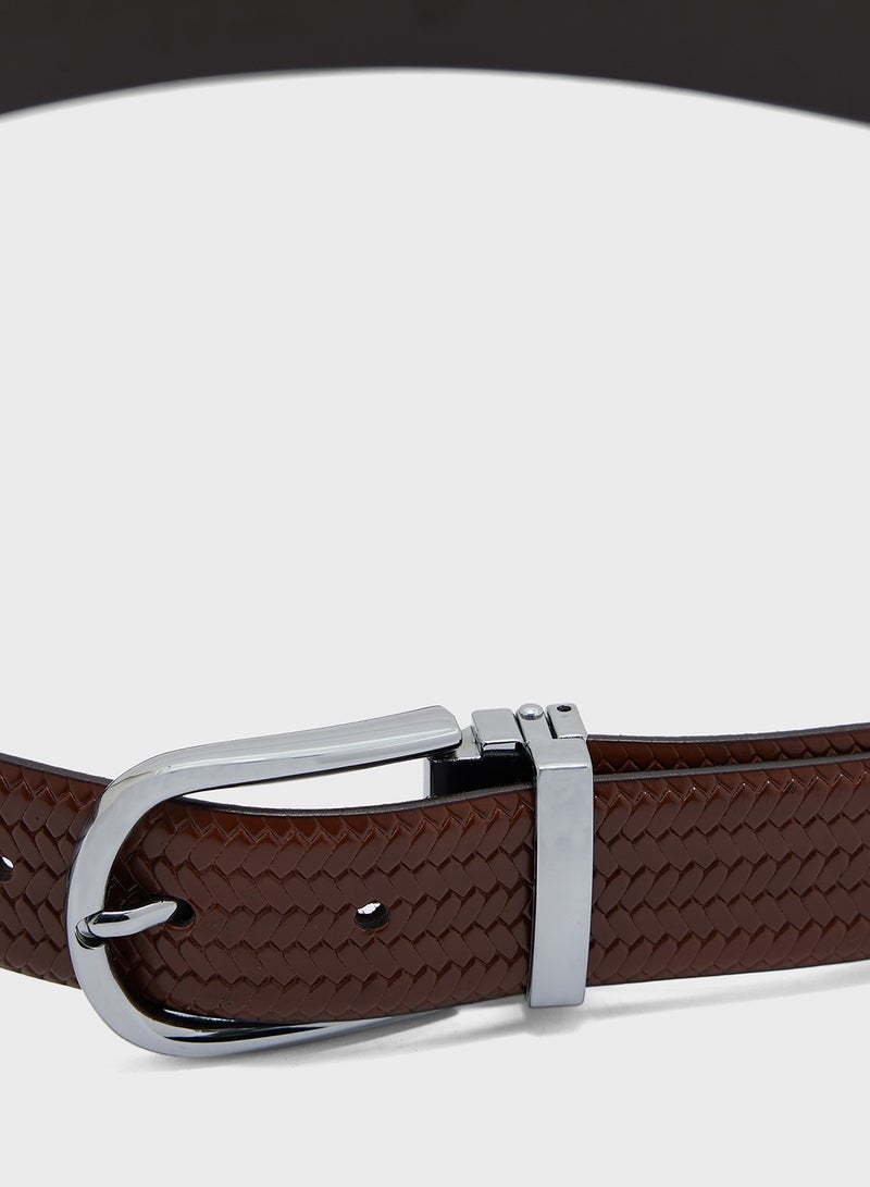 Genuine Leather 35Mm Resizable Formal Belt