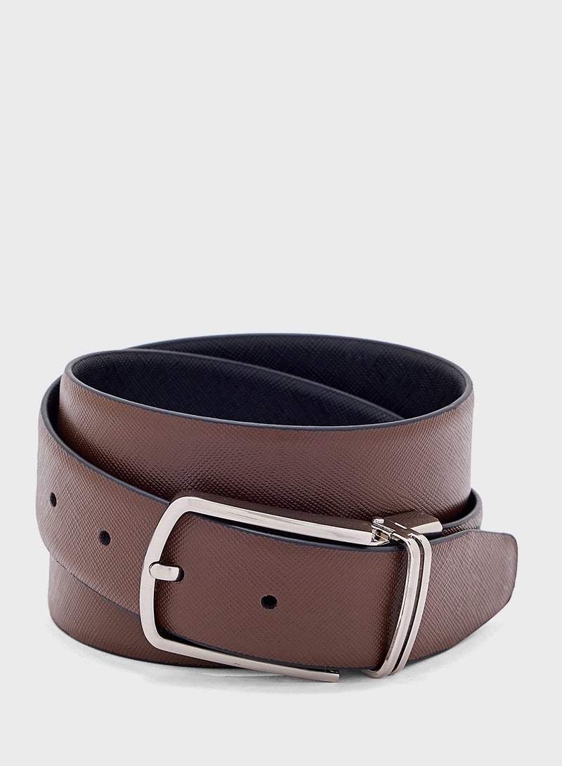 Genuine Leather 35Mm Reversible And Resizable Formal Belt