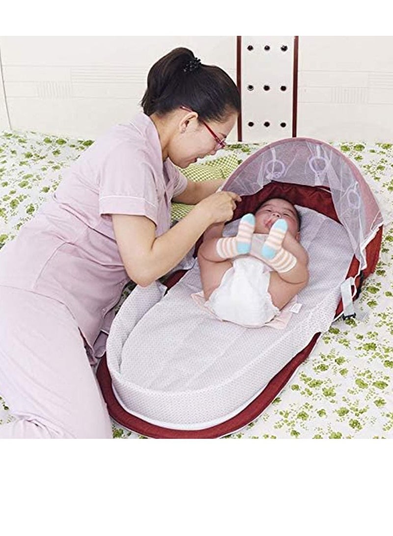 Baby Bed Baby Nest Portable Travel Baby Cribs Toddler Multi-function Folding Bed