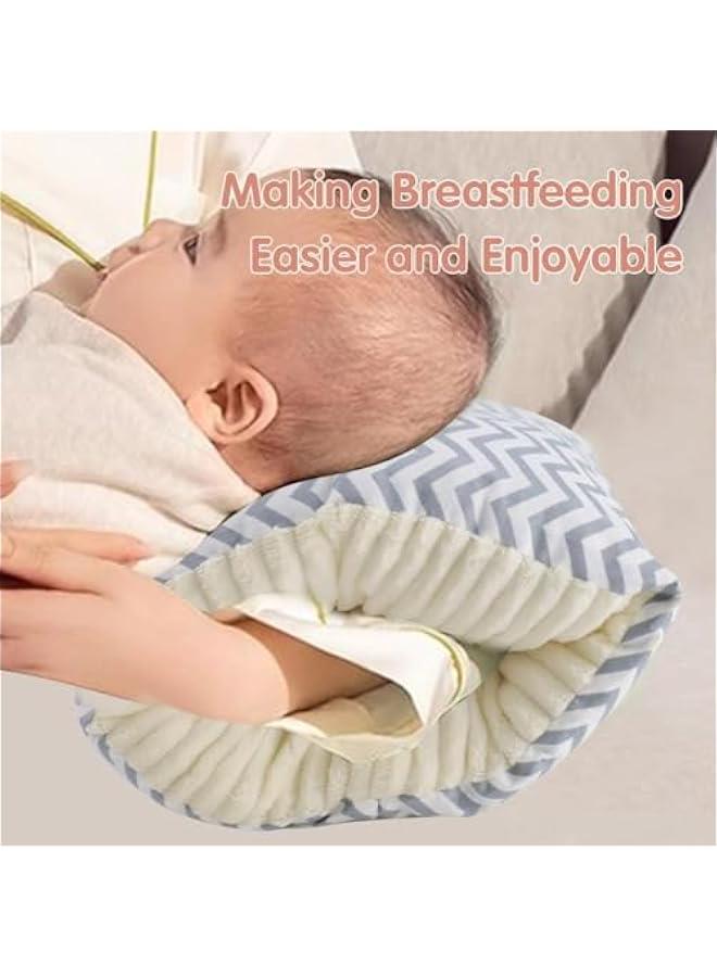 COOLive Cozy Cradle Pillow,Soft Cotton Nursing Pillow for Breastfeeding Support，Arm Pillow for Feeding Baby Travel Portable, MF2912