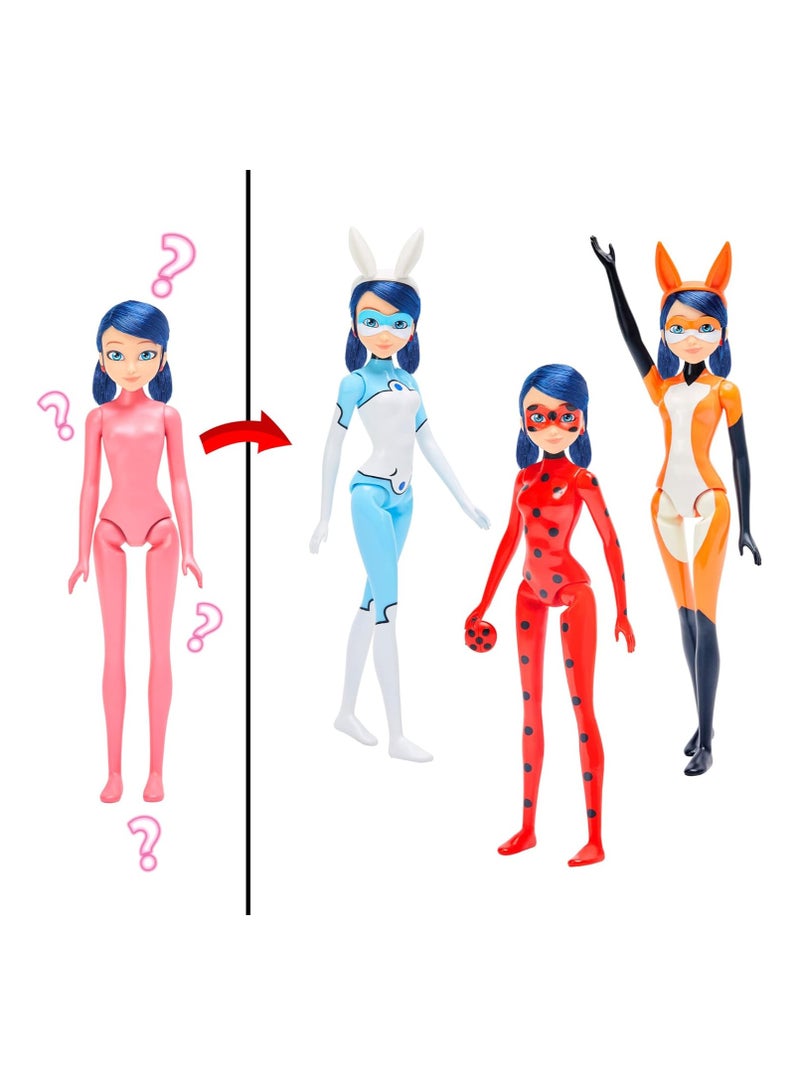 Miraculous Magic Heroez Reveal  Marinette Fashion  Doll | Material : Plastic | Colour Changing Fashion  Doll | Age Group : 3 to 15 Years