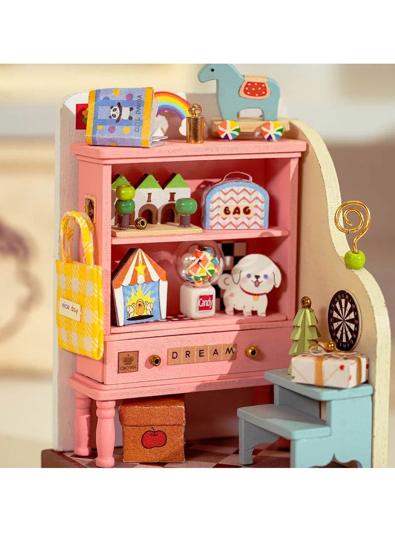 Rolife Childhood Toy House DIY Miniature House DS027 Decorative DIY Crafts/Birthday Gifts/Home Decor for Girls and Boys Teens and Adults