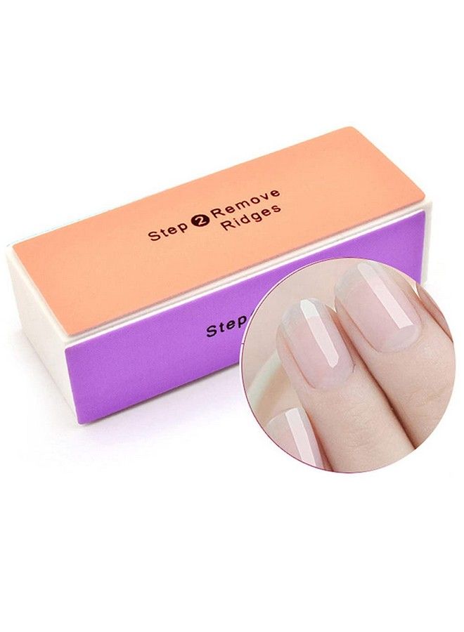 4Pcs 4 Way Nail Buffer Block Filesmoothshinenail Polisher Sponge Emery Board Nail Art Care Buffing Buffer Mini Manicure Sanding Blocks Shine Pedicure Tool For Women Lady