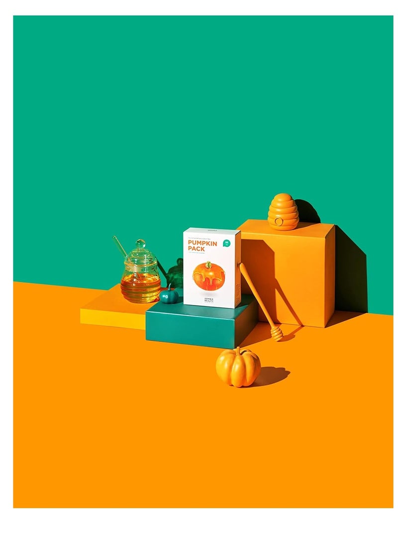 Pumpkin Pack (1Box -16ea) Anti-Wrinkle Care Solutions- Face Mask Orange