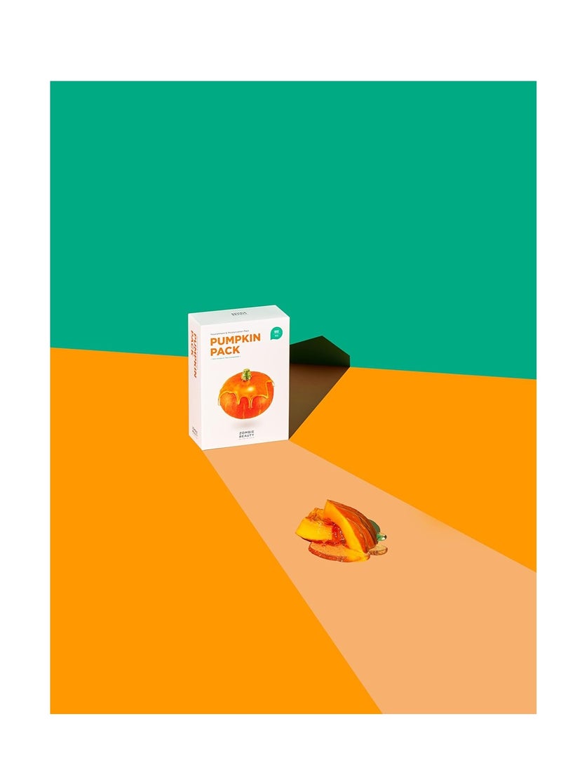 Pumpkin Pack (1Box -16ea) Anti-Wrinkle Care Solutions- Face Mask Orange