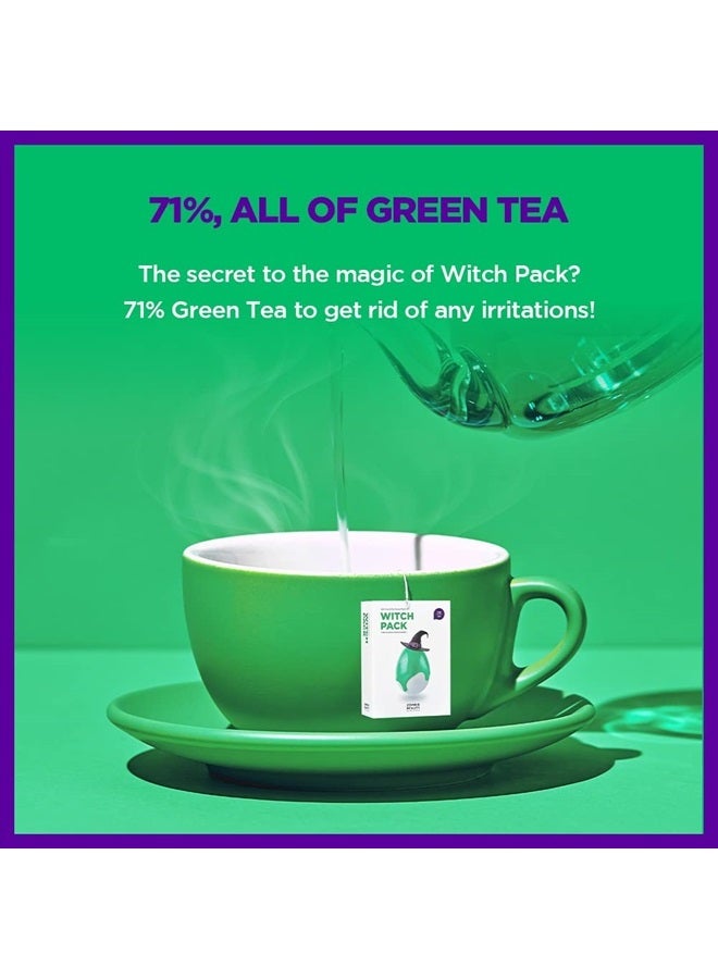 Witch Pack 1xBox - 8ea, Creamy Mud Pack with Green Tea, Water Calming Purifying Pore Care Witch Pack