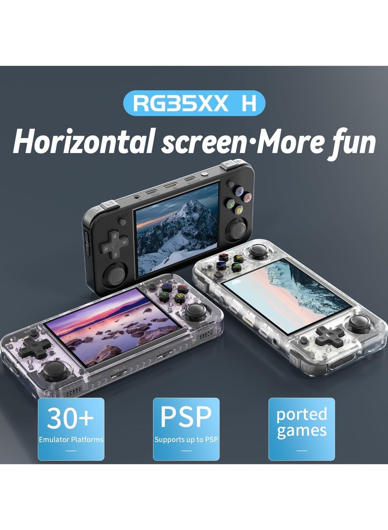 RG35XX H Retro Portable Game Console, Support 5G HDMI TV Output, WiFi, Bluetooth 4.2, 3.5