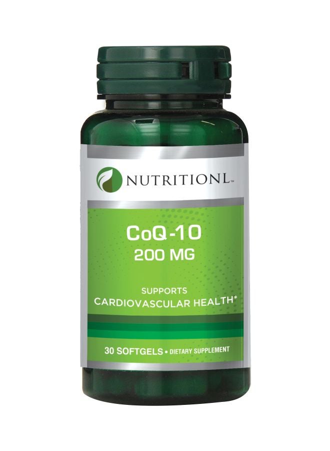 CoQ10 Dietary Supplement 200Mg - 30 Softgels