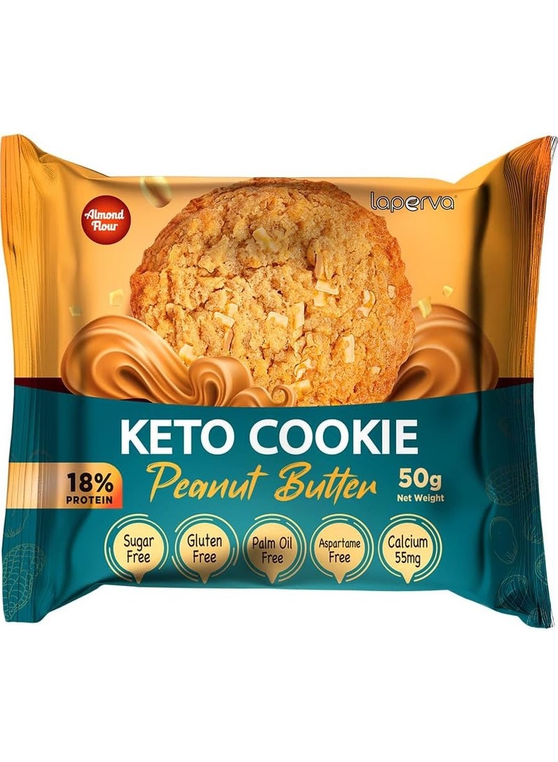 Protein Keto Cookie Peanut Butter Flavour 50g Pack of 18