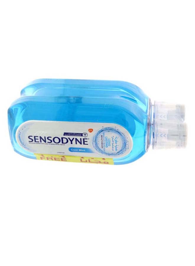 Cool Mint Long Lasting Sensitivity Protection Mouthwash (1+1 Free) Blue 2 x 500ml