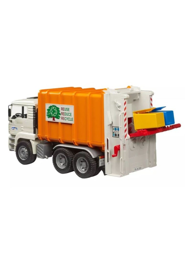 Bruder MAN TGA Rear Loading Garbage Truck