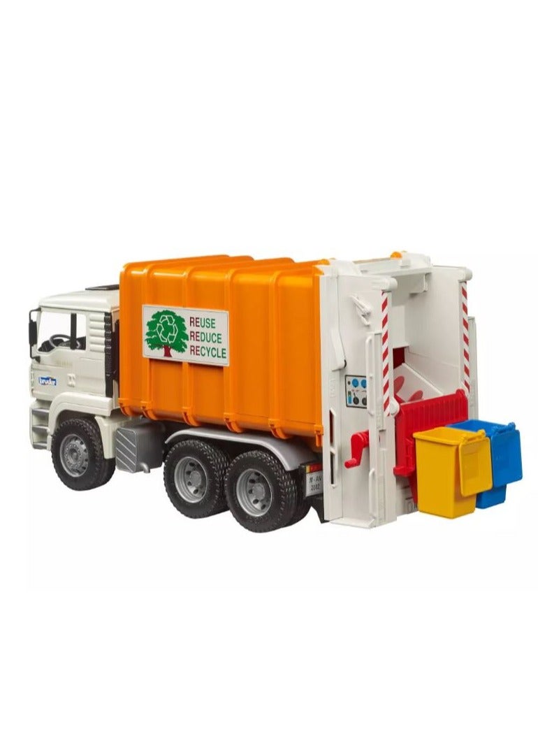 Bruder MAN TGA Rear Loading Garbage Truck