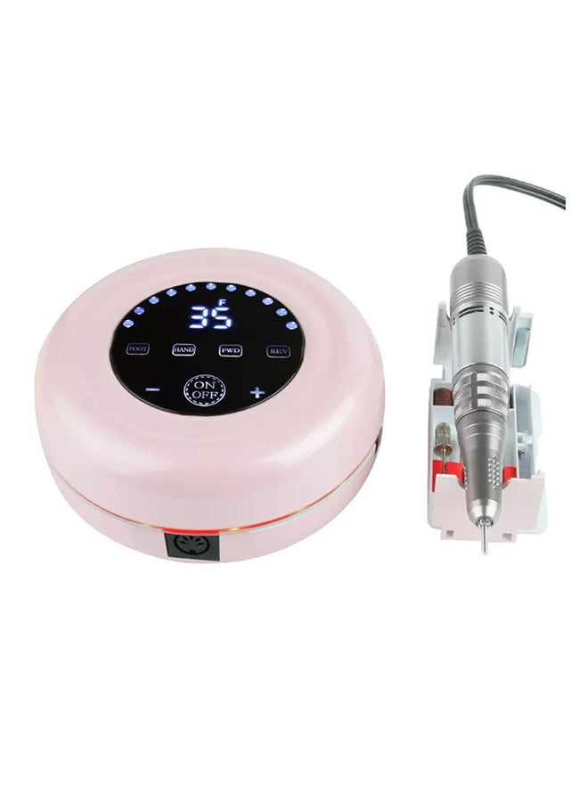 High Quality Professional Jmd-216 35000Rpm Nail Art Drill 65W Portable Nail Art Electric Manicure Nail Drill File - Pink