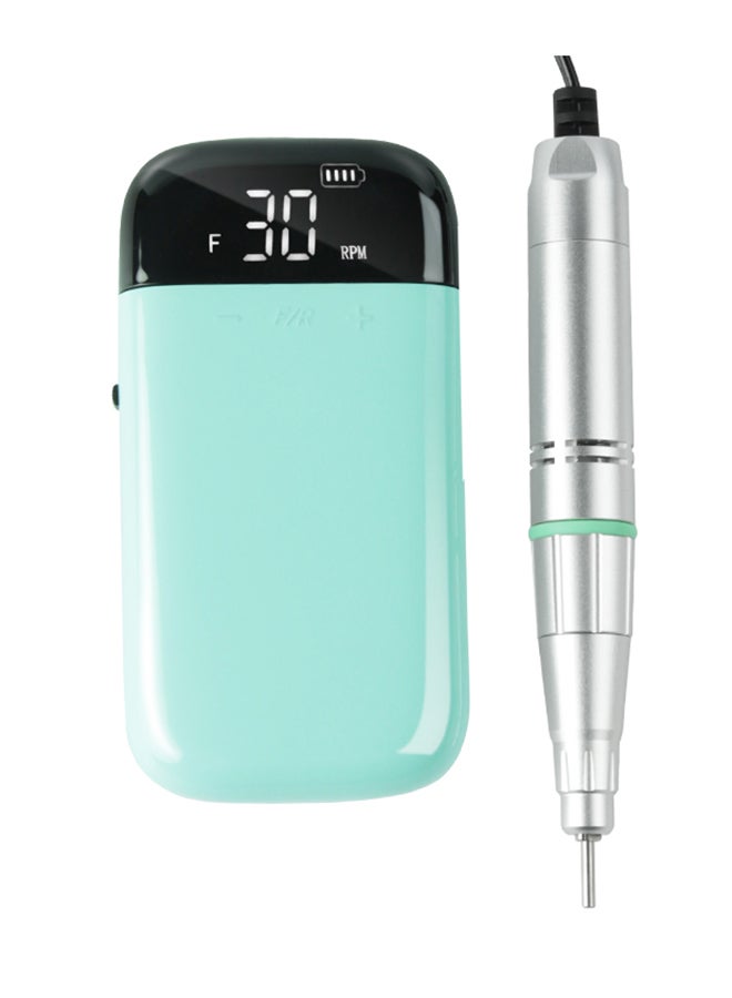 Electric Nail Art Tools 30000 Rpm Nail Machine Rechargeable Wireless Nail Drill Jmd-107 - Blue