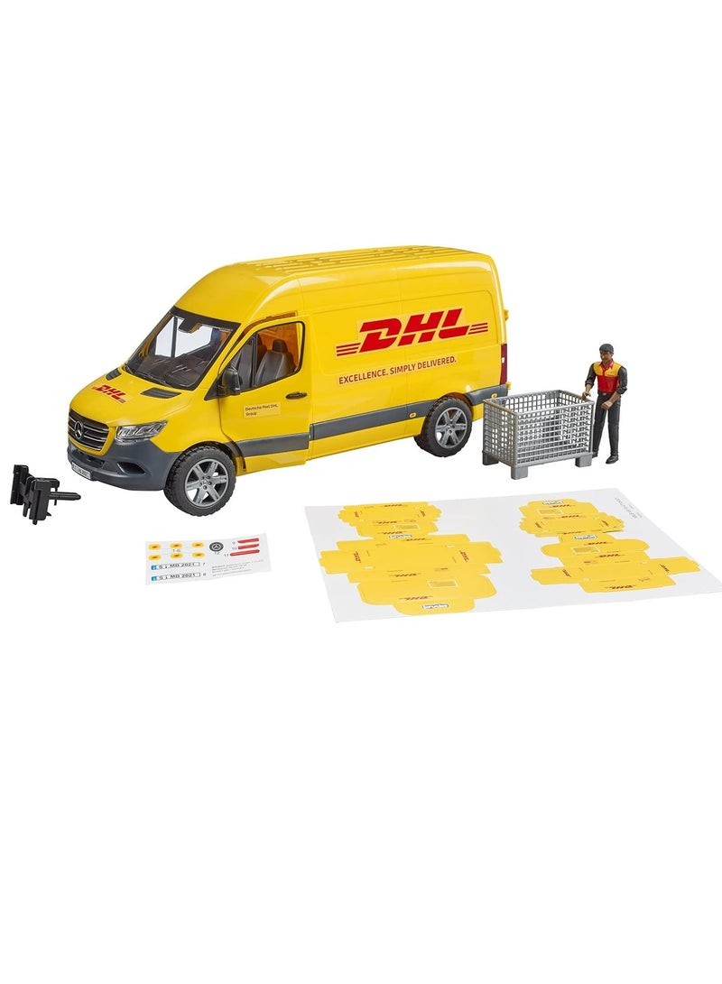 Bruder MB Sprinter DHL with Driver