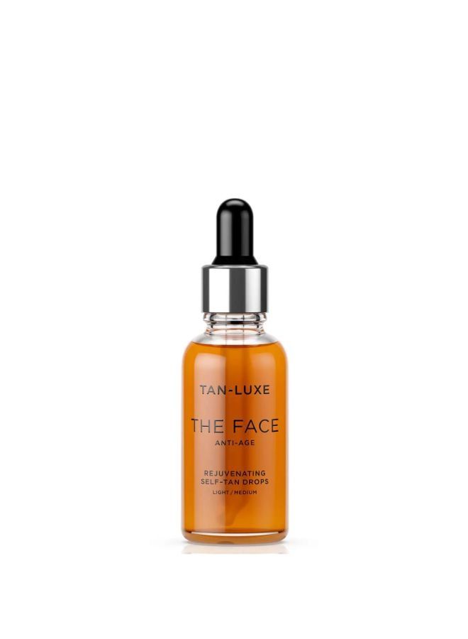 Tan-Luxe The Face Anti-Age Rejuvenating Self-Tan Drops 30ml - Light/Medium