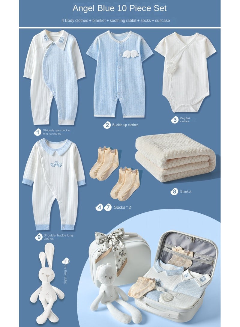 Newborn Baby Gifts Set Newborn Layette Gifts Set Baby Boys Gifts Premium Cotton Baby Clothes Accessories Set