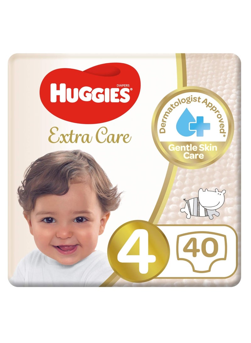 Huggies Extra Care S4 No:4 (8-14Kg) 7% Off 40S ( Kc71007 )