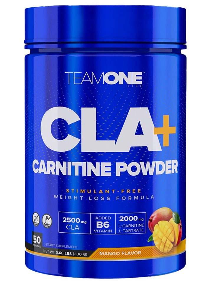 Cla + Carnitine Mango Flavour 50 Servings 300 g