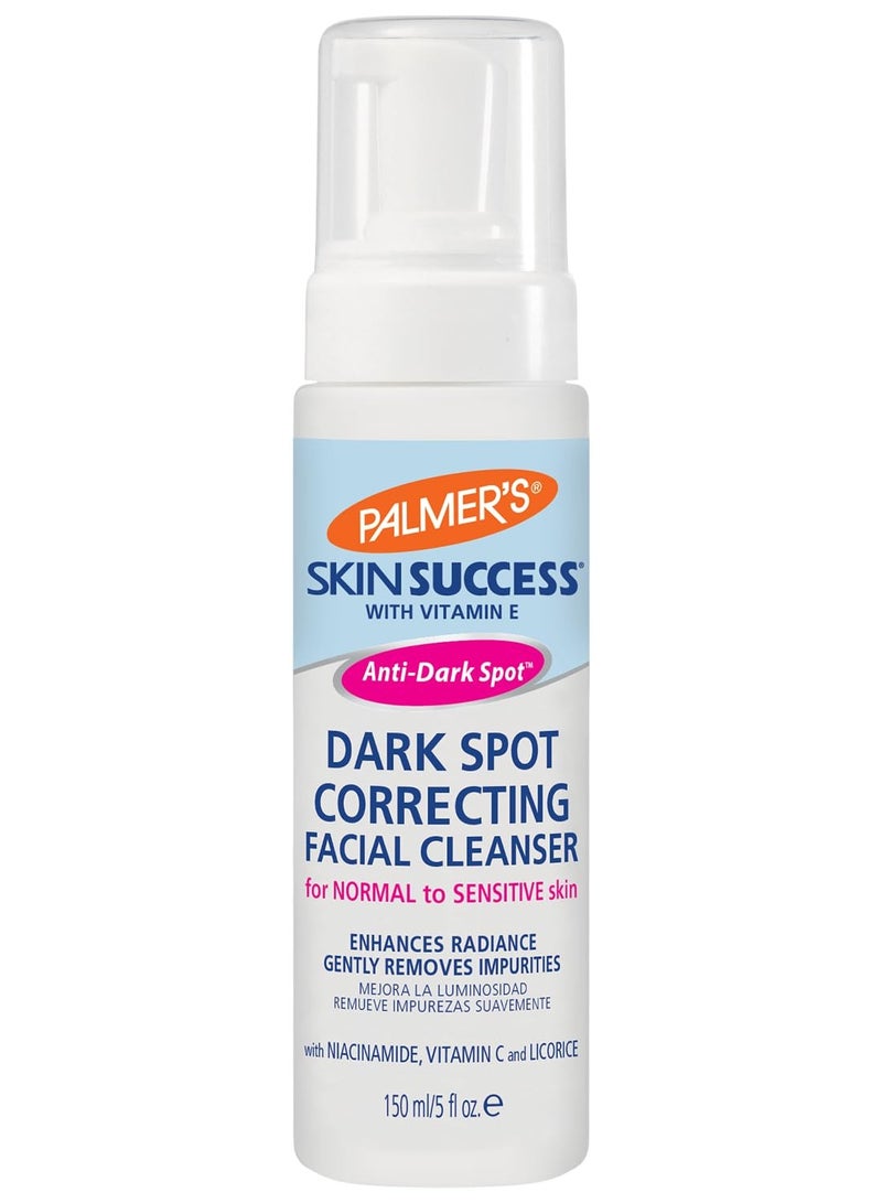 Palmer's Skin Success Facial Cleanser For Correction Of Dark Spots, Uneven Skin Tone AND Dull Complexion, Normal To Sensitive Skin - 150Ml