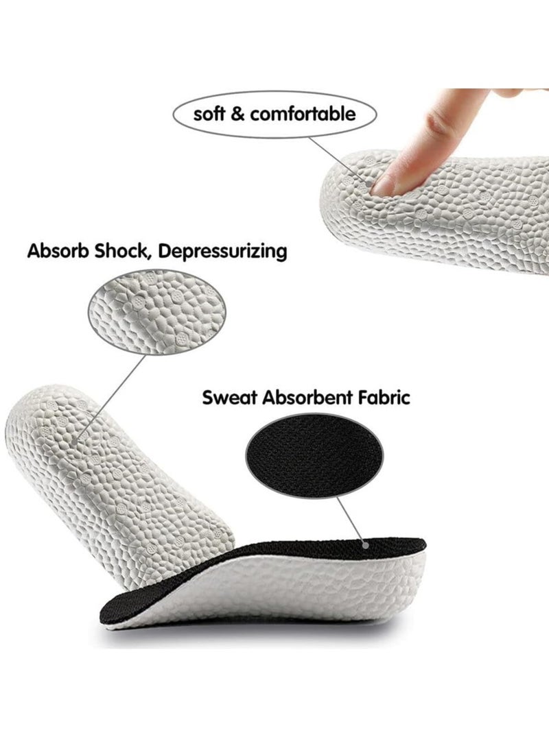 1 Pair Inner Height Increasing Insole Heel Lift Foot Pads Invisible Hidden Soft Heel Cushion 2.5Cm