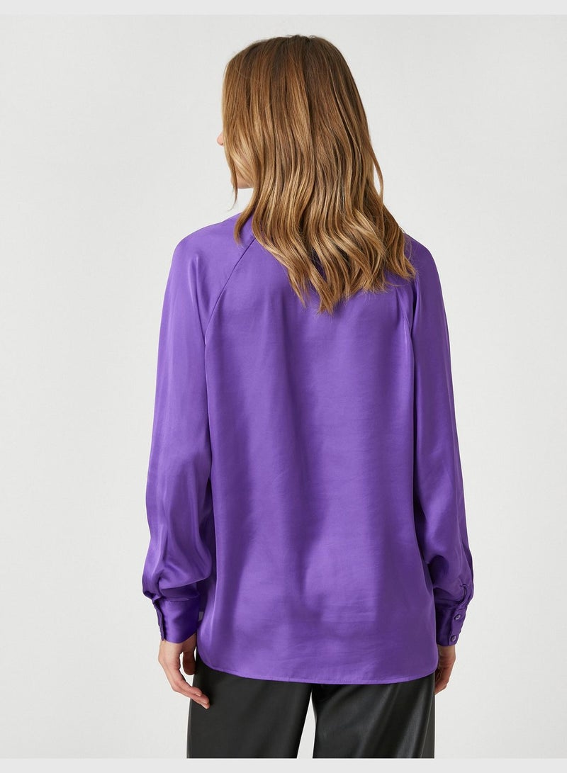 Satin Shirt Long Sleeve