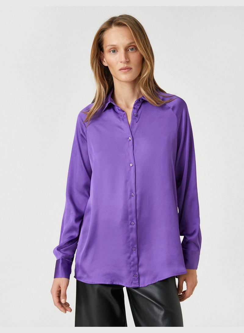 Satin Shirt Long Sleeve