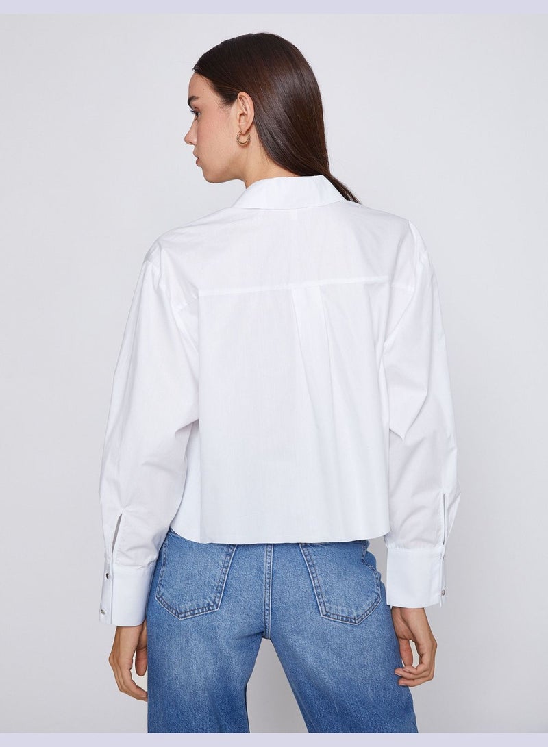 Crop Shirt Punch Applique