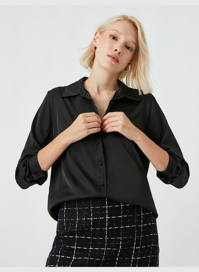 Basic Satin Shirt