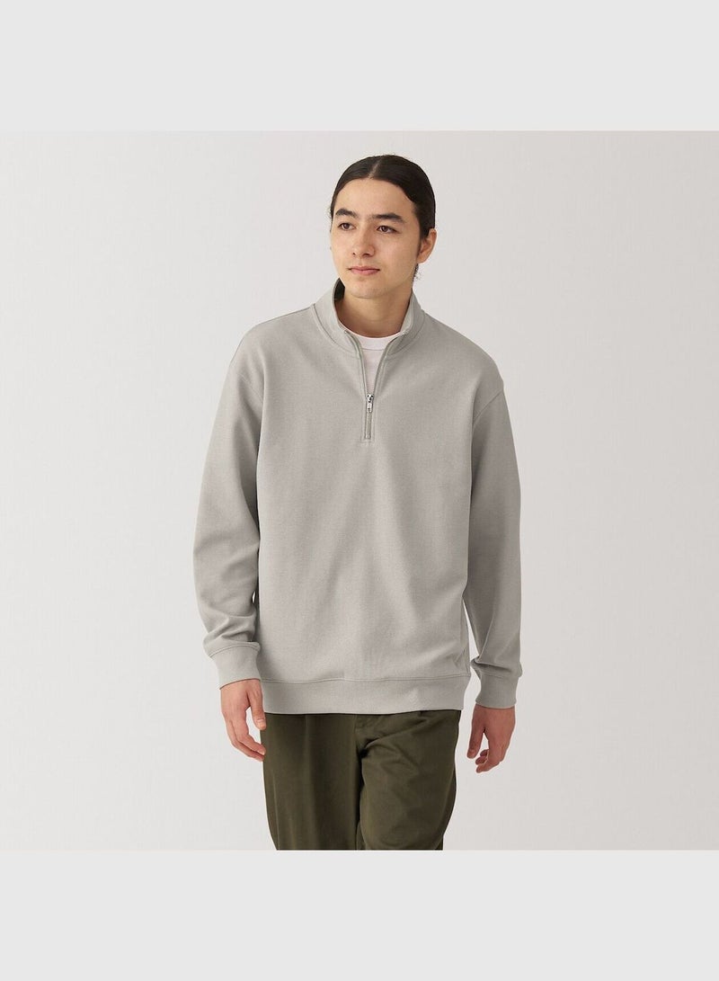 Double Knits Milano Rib Half Zip Pullover