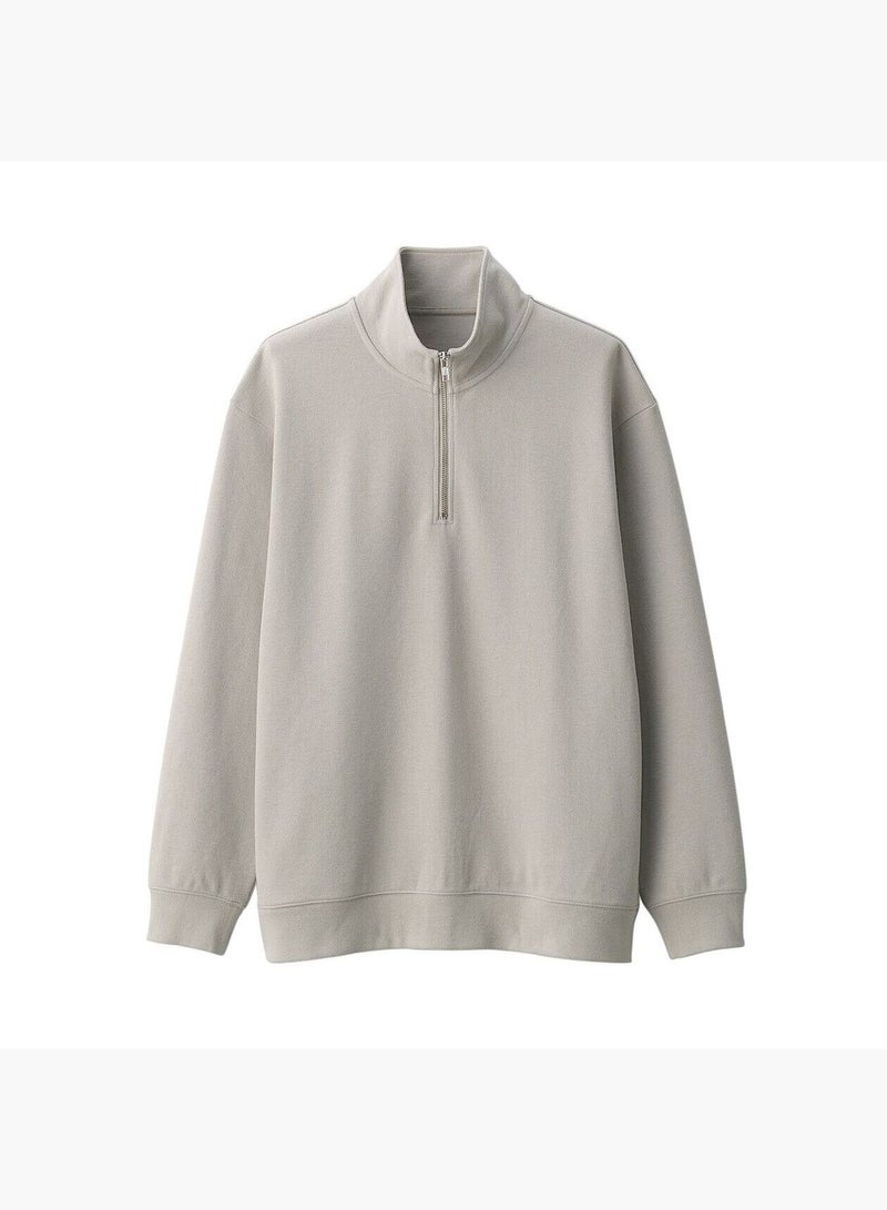 Double Knits Milano Rib Half Zip Pullover