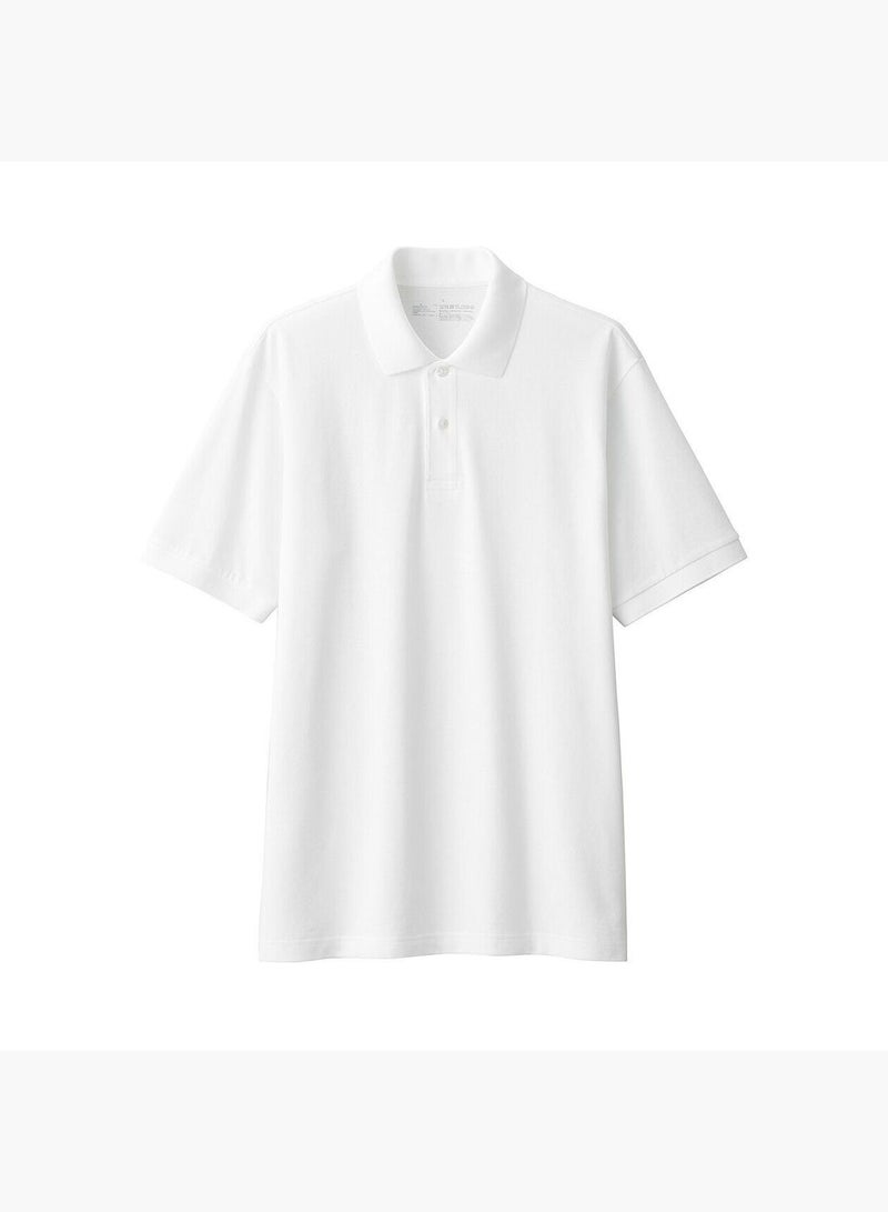 Washed Pique Short Sleeve Polo Shirt