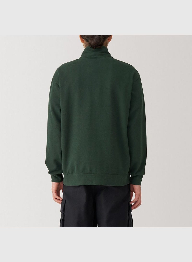 Double Knits Milano Rib Half Zip Pullover