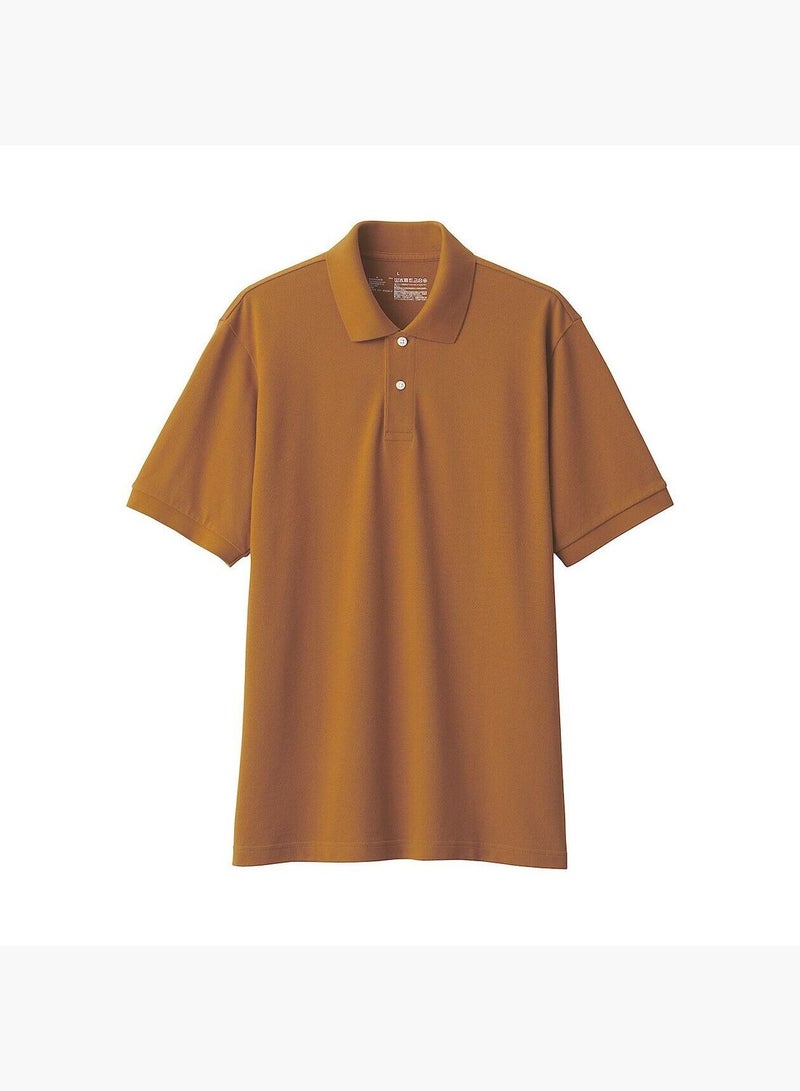 Washed Pique Short Sleeve Polo Shirt