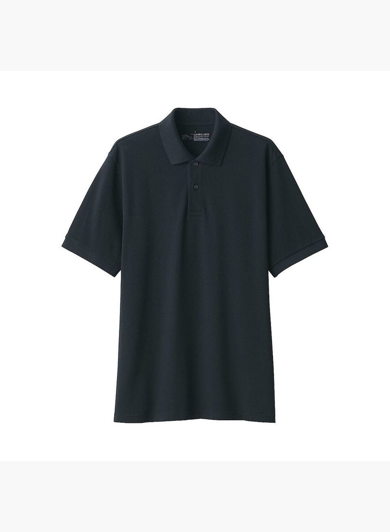 Washed Pique Short Sleeve Polo Shirt