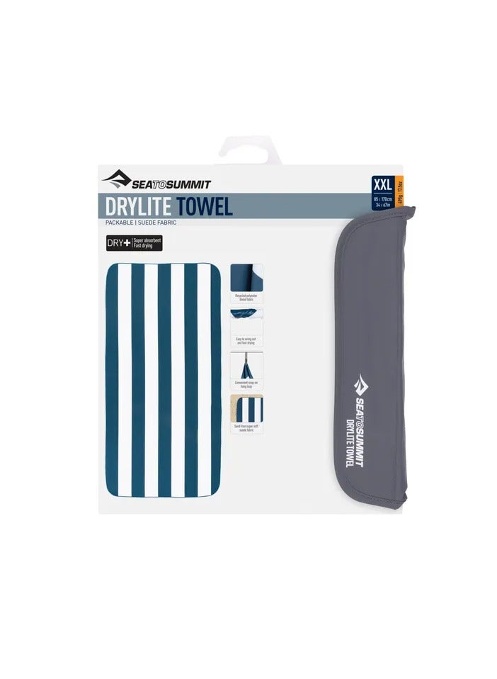 Drylite Towel XXL Blue White Stripe
