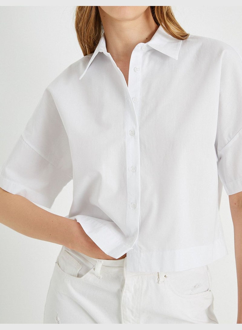 Cotton Shirt Short Sleeve