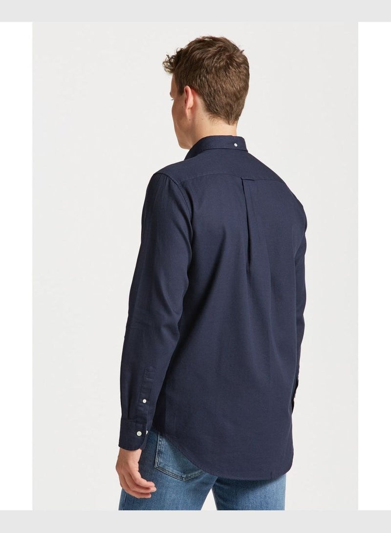 Gant Regular Fit Honeycomb Textured Weave Shirt