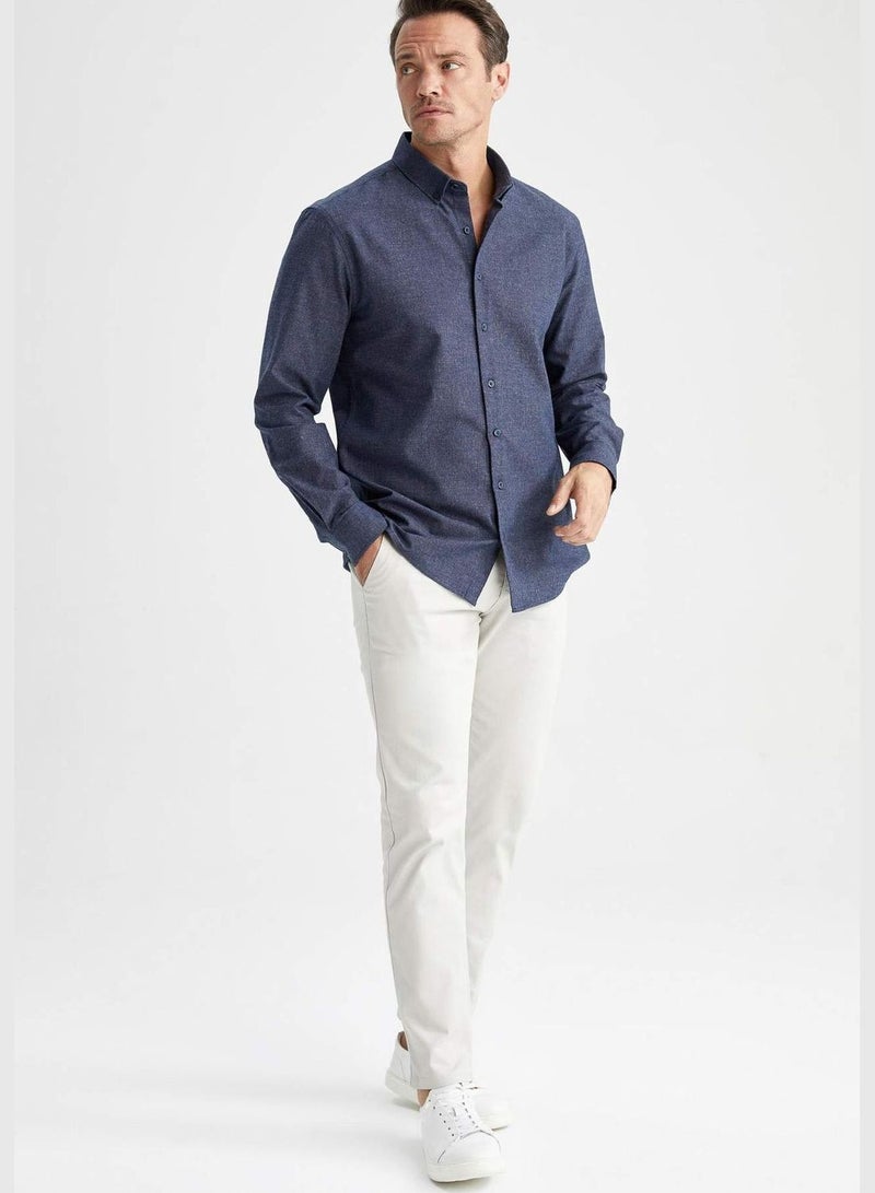 Modern Fit Long Sleeve Shirt